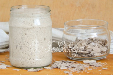 Как высушить и восстановить ржаную закваску