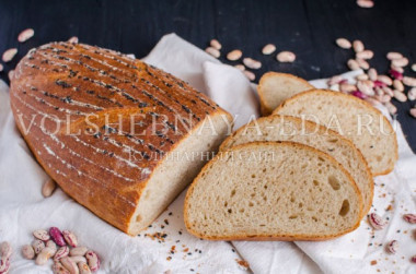 Хлеб на отваре фасоли