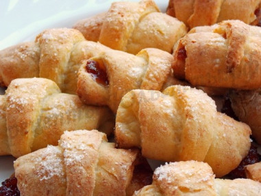 Рогалики на закваске на основе французского рецепта