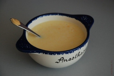 Суп-пюре из лука-порея