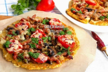 КАРТОФЕЛЬНАЯ ПИЦЦА НА СКОВОРОДЕ