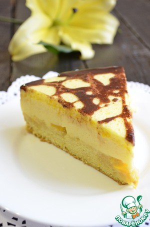  ТОРТ С ПЕРСИКОМ «ПТИЧЬЕ МОЛОКО»