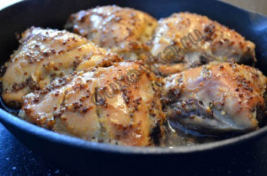 Курица с медом и соевым соусом...