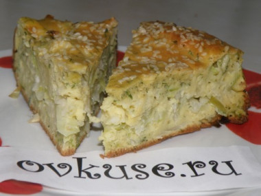 Быстрый капустный пирог