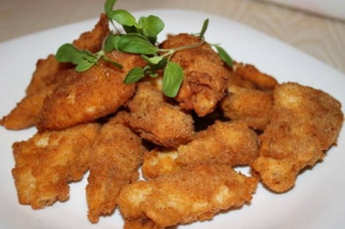 Куриная печень в кляре