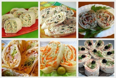 20 самых вкусных начинок для рулета из лаваша