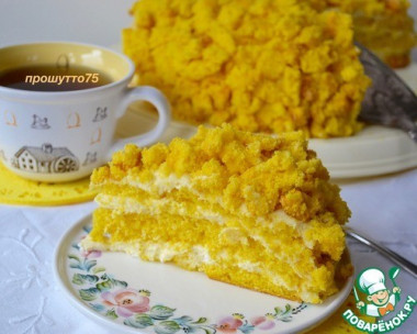 Итальянский торт "Мимоза"