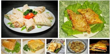 ТОП - 7 РЕЦЕПТОВ БЛЮД С ЛАВАШОМ