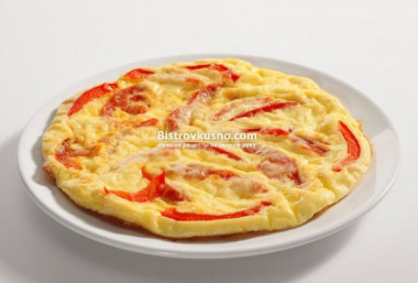 ОМЛЕТ С ПОМИДОРАМИ