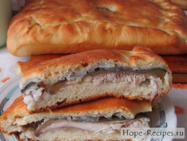 Рыбный пирог с сомом