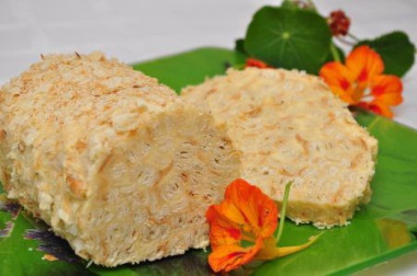 Торт «Слоеное полено»