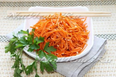 Морква по-корейски