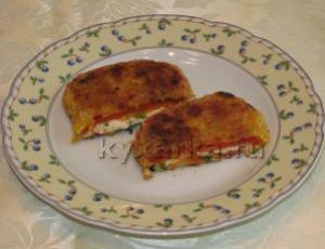 Шницель из перца с сыром