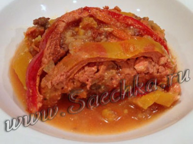 «"Ленивые" фаршированные перцы» 