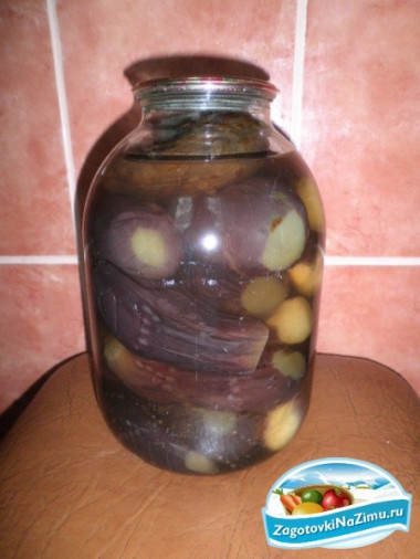 Баклажаны в рассоле.