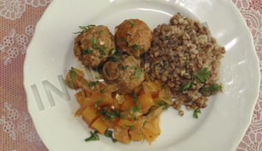 Тефтели с тыквой