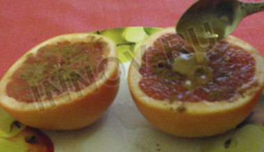 Печеный грейпфрут