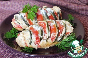 Куриные грудки с овощами в соусе