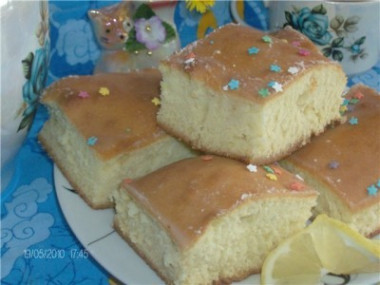 Бисквит «Лимонное чудо»