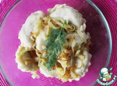 Вареники с куриной печенью":