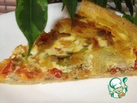 Киш с мясом и овощами":
