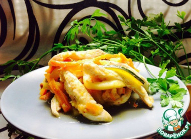 Рагу овощное с курицей "Медитерранео"