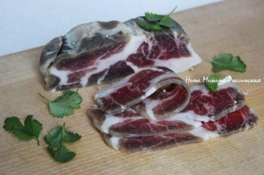 Вяленое мясо по-домашнему