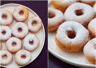 Пончики творожные