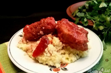 Шпундра – свинина со свеклой