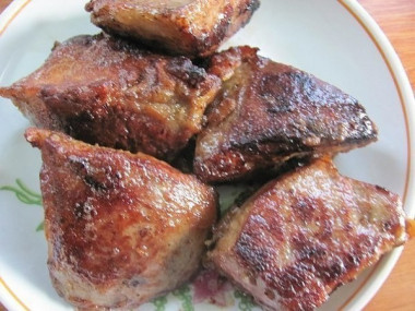 Накрахмаленная печень.