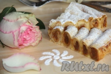 Блинный пирог со сгущенкой