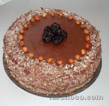 Торт чернослив в шоколаде 