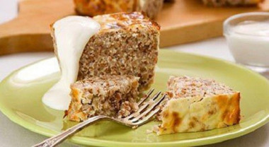 Творожная запеканка с гречкой