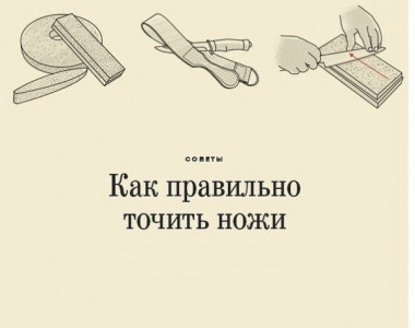Советы по заточке ножей