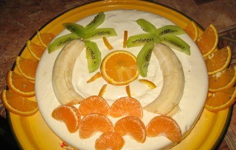 Сладкий торт Банановый рай