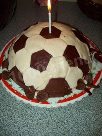 Торт для любителей футбола