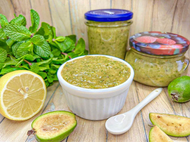 Фейхоа с лимоном на зиму