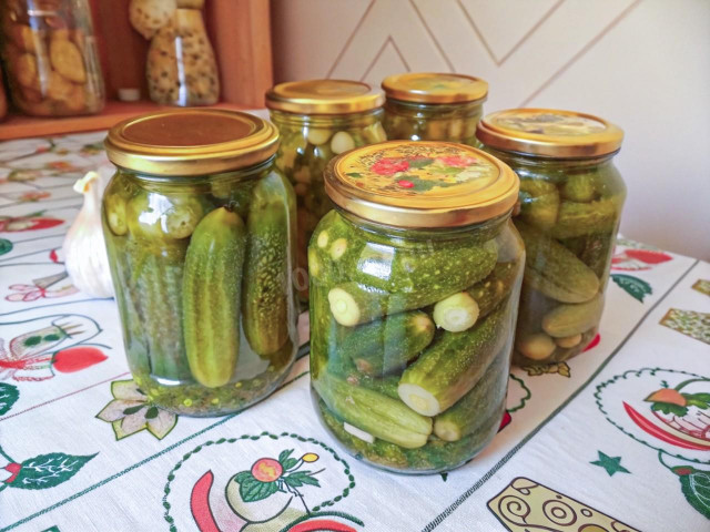 Огурцы корнишоны маринованные на зиму