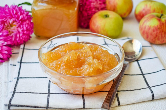 Простое повидло из яблок на зиму блендером