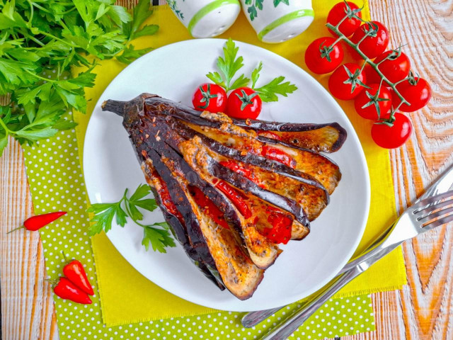 Запеченные баклажаны в аэрогриле