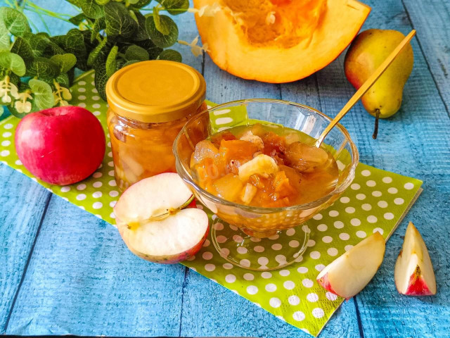 Варенье из тыквы с яблоками на зиму