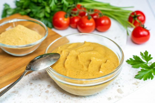 Домашняя горчица из горчичного порошка