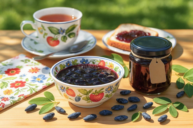 Джем из жимолости на зиму