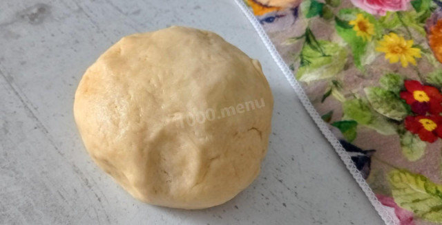 Тесто на сметане без яиц, для духовки