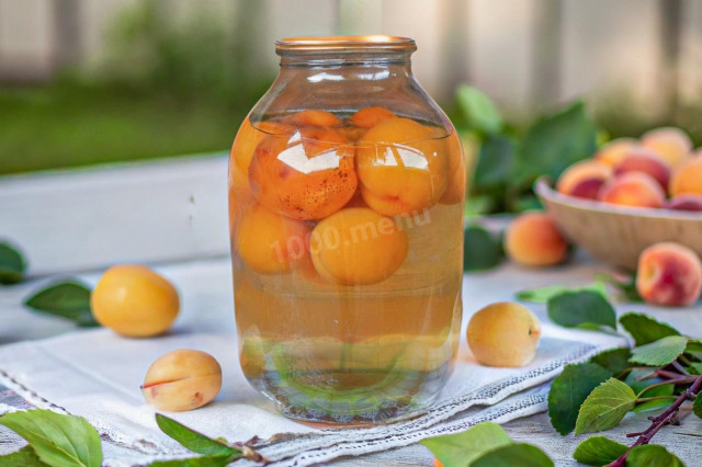 Абрикосовый компот из абрикосов на 3 литровую банку на зиму