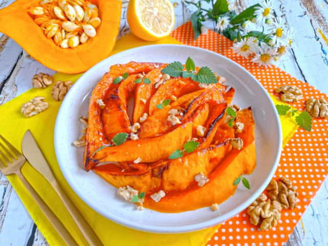 Тыква в аэрогриле