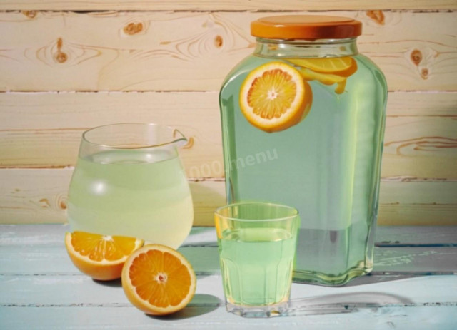 Березовый сок с апельсином на зиму