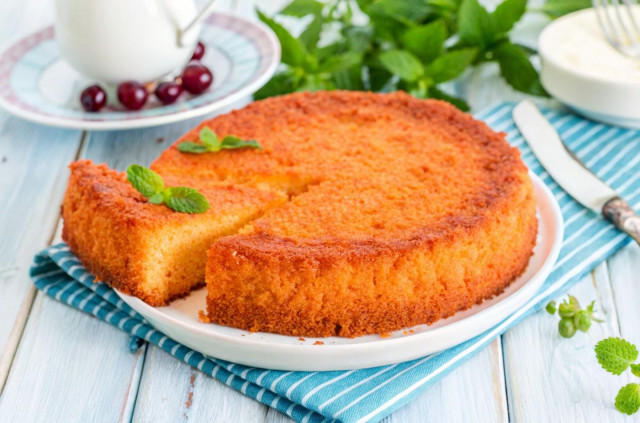 Морковный пирог в мультиварке