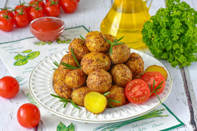 Беби картофель в аэрогриле