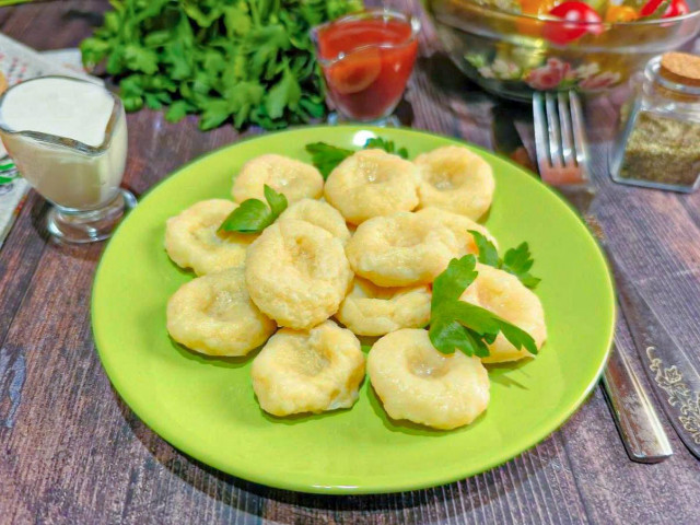 Домашние нежные картофельные галушки